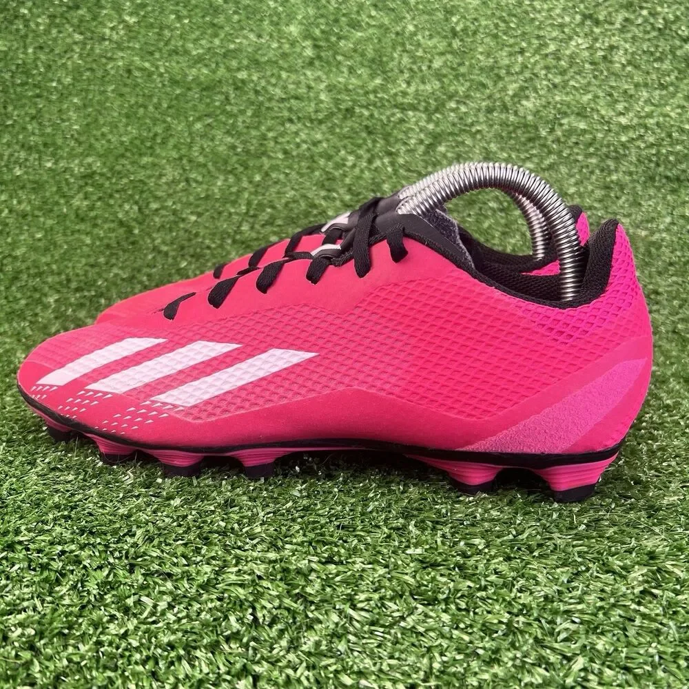 Adidas X Speedportal 4 FGX Soccer Cleats Men's US 7 / EU 39.5 Pink & Black Boots